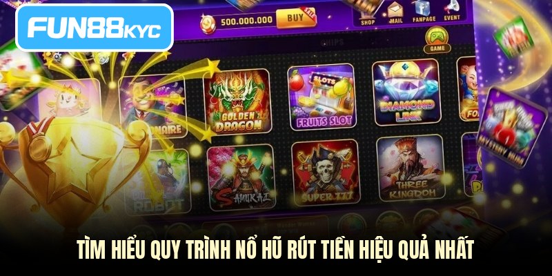 Tìm hiểu quy trình nổ hũ rút tiền hiệu quả nhất